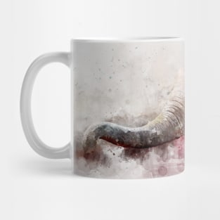 Baby African Elephant Calf - Watercolor Mug